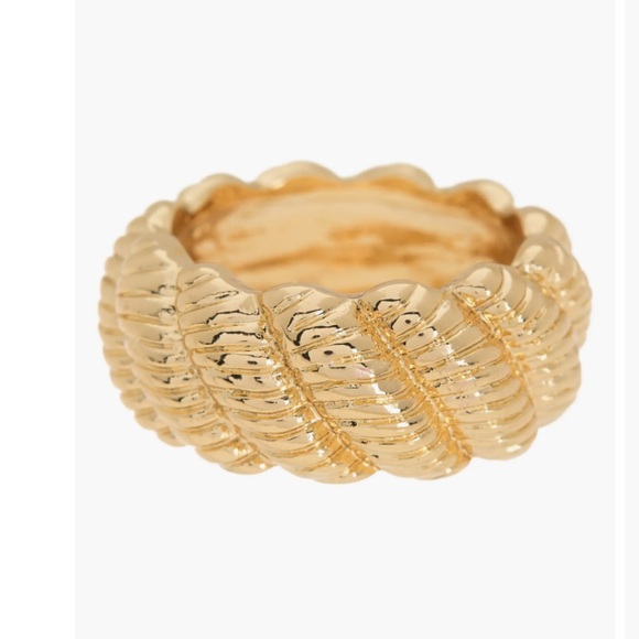 NORDSTROM RACK Textured Wide Band Ring - Picture 2 of 10